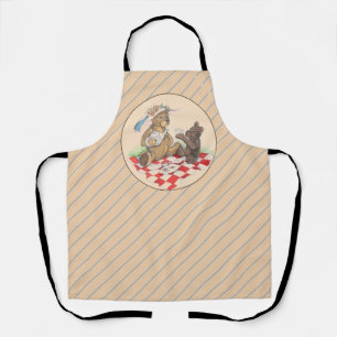 Teddy Bear Picnic Zazzle Apron