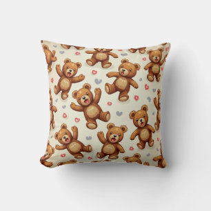 Teddy bear pillow cushion
