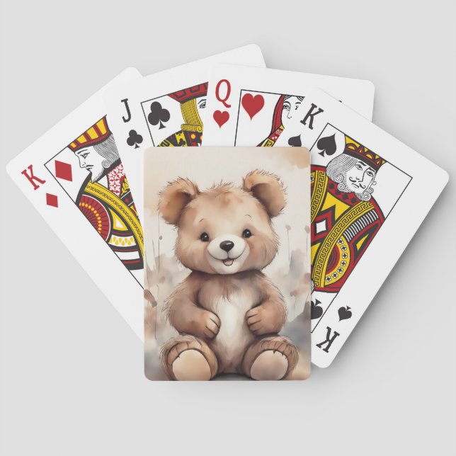 Teddy Bear Playing Cards (Back)