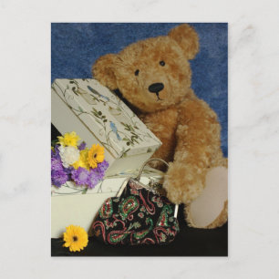 Teddy Bear Post Card from Moonlake Designs