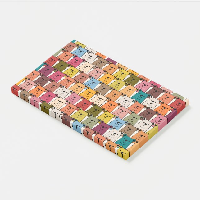 Teddy Bear Post-it Notes (Angled)