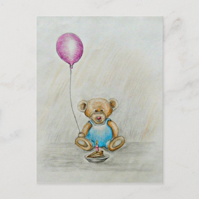 Teddy Bear Postcard (Front)