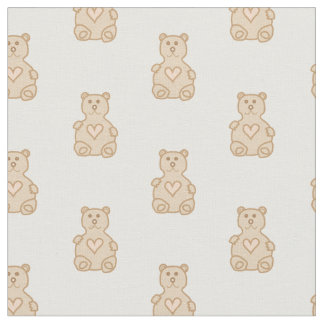 Teddy Bear Prints Fabric