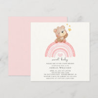 Teddy Bear Rainbow Baby Shower