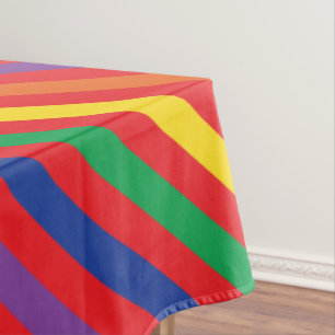 Teddy Bear Rainbow Cute Kid's Birthday Party Tablecloth