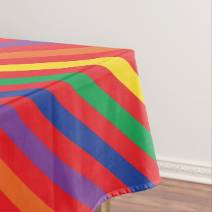 Teddy Bear Rainbow Cute Kids Birthday Party Tablecloth