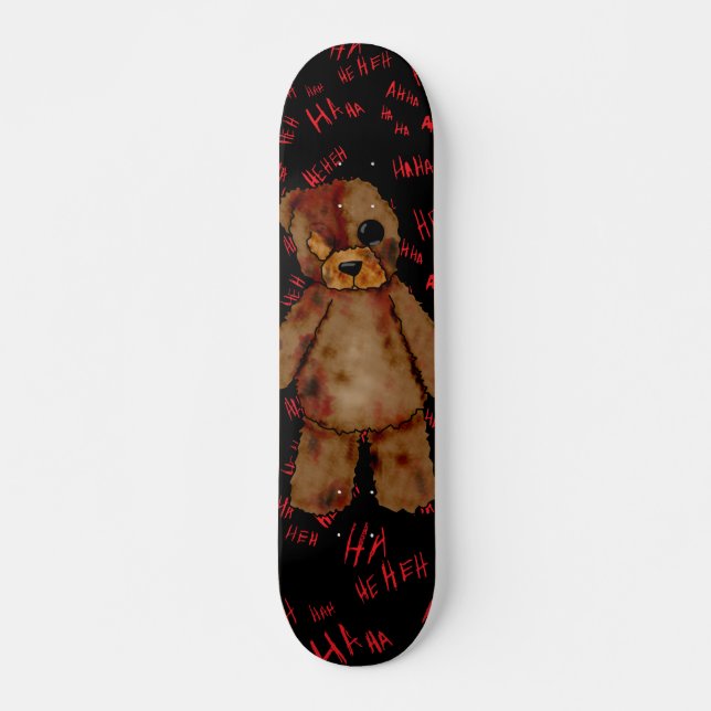 Teddy Bear skateboard. Skateboard (Front)