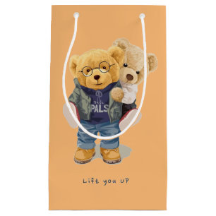 Teddy bear small gift bag