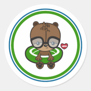 Teddy Bear Smimmy Sticker