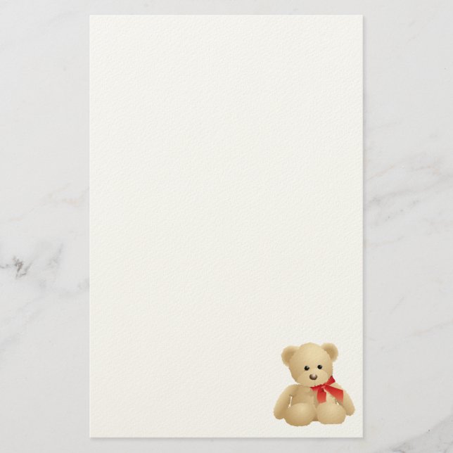 Teddy Bear Stationery (Front)