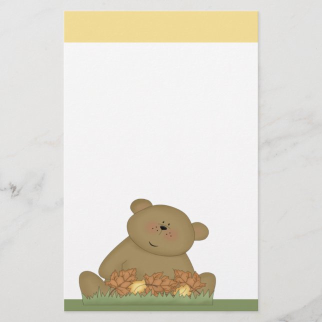 Teddy Bear Stationery (Front)