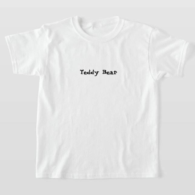 Teddy bear T-Shirt (Laydown)