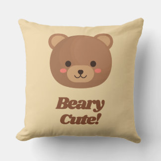 Teddy Bear Throw Pillow 