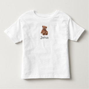 Teddy bear toddler t-shirt personalised