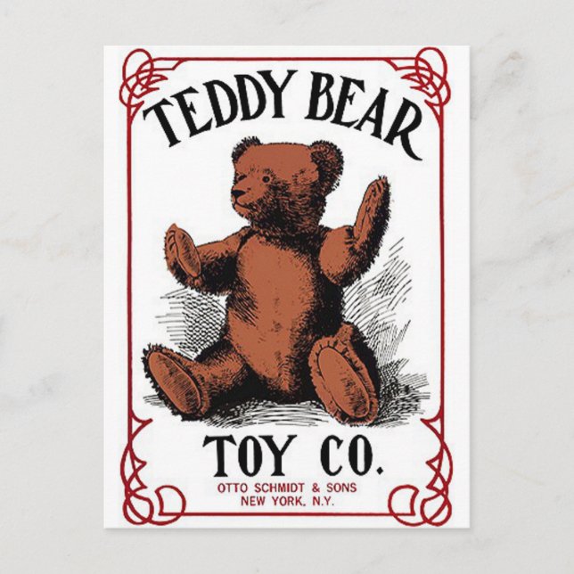 teddy bear toy postcard (Front)