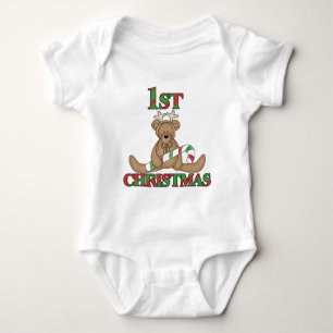 Teddy Bear Very 1st Christmas Tshirts and Gifts
