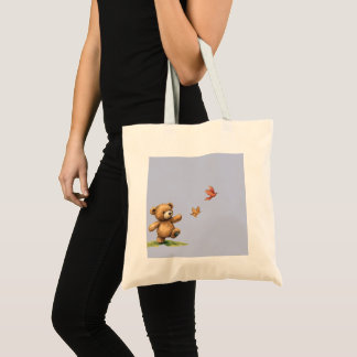 TEDDY BEAR WALKING Mug Tote Bag