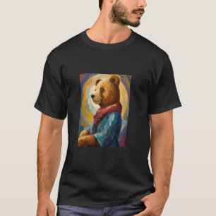 Teddy bear Water Colour Brush Illustration Graphic T-Shirt