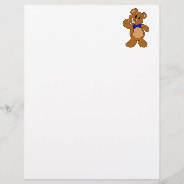 Teddy Bear Waving (Front)