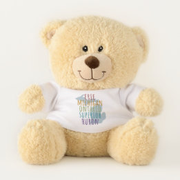 Teddy Bear Wearing Great Lakes Mitten State Tee