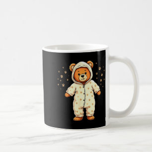 Teddy Bear Wearing Pajamas Coffee Mug