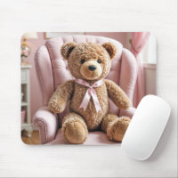 Teddy Bear With Pink Bow