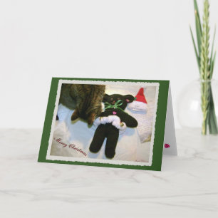 Teddy Bearette Merry Christmas! Holiday Card