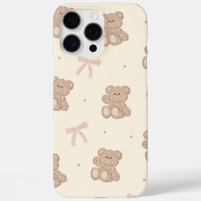 Teddy Bears and Bows Case-Mate iPhone Case (Back)