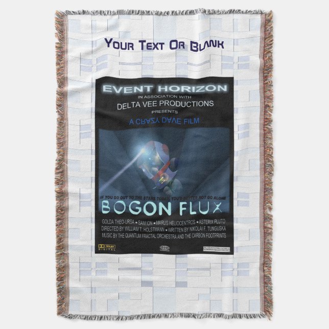 Teddy Bears In Space Throw Blanket (Front Vertical)