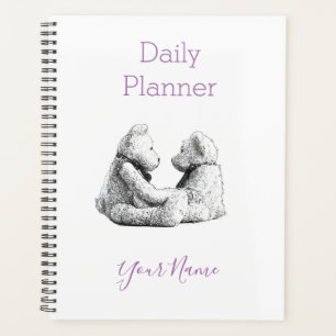 Teddy Bears Photo Daily Planner - HAMbWG