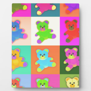 teddy bears plaque