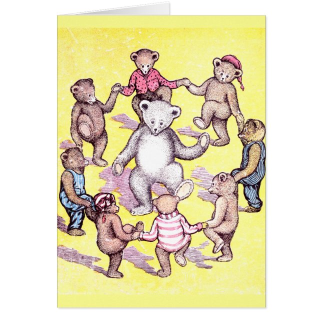 Teddy Bears Play Ring Around the Rosie (Front)