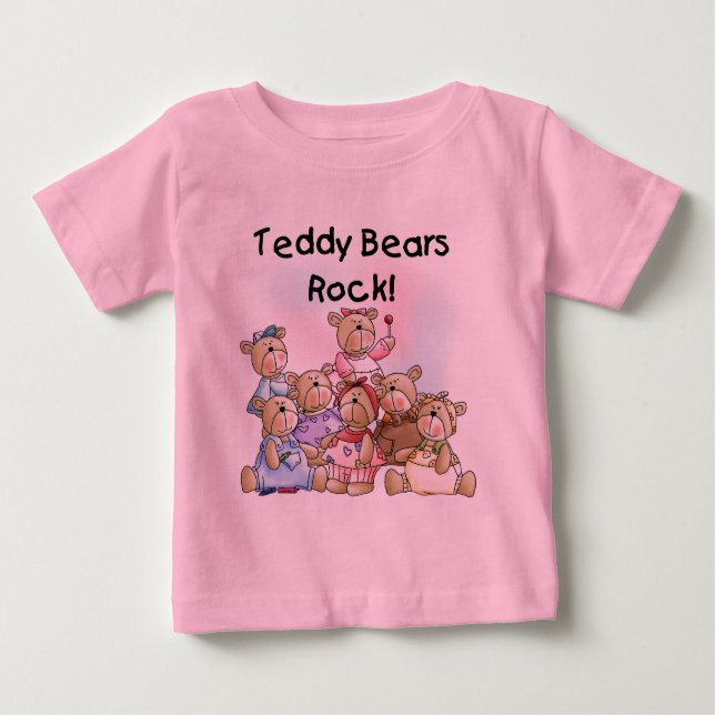 Teddy Bears Rock Tshirts and Gifts (Front)