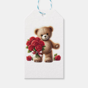Teddy Bear's Romantic Gesture Gift Tags