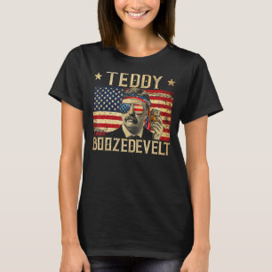 Teddy Boozedevelt Theodore Roosevelt 4th Of July A T-Shirt