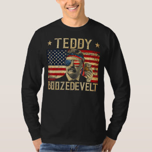 Teddy Boozedevelt Theodore Roosevelt 4th Of July A T-Shirt