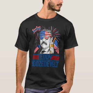 Teddy Boozedevelt Theodore Roosevelt 4th Of July A T-Shirt