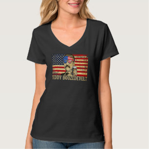 Teddy Boozedevelt Theodore Roosevelt 4th Of July A T-Shirt