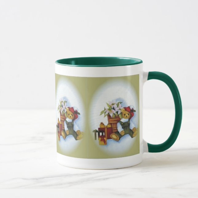 teddy christmas mug (Right)