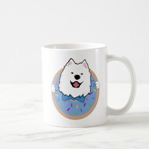 Teddy in a donut coffee mug