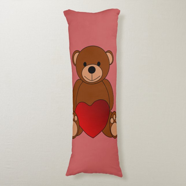 Teddy Love Body Cushion (Front Vertical)
