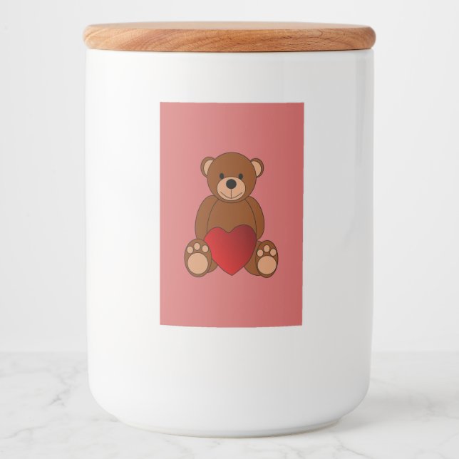 Teddy Love Food Label (Front)
