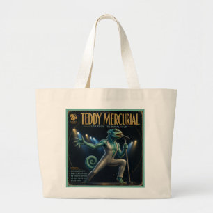 Teddy Mercurial Album; a Parody Large Tote Bag