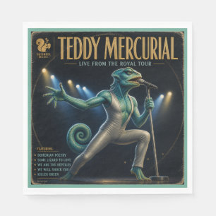 Teddy Mercurial Album; a Parody Napkin