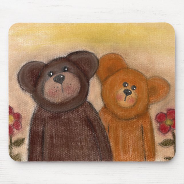 Teddy n Friend Mouse Pad (Front)