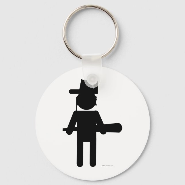 Teddy Roosvelt Key Ring (Front)