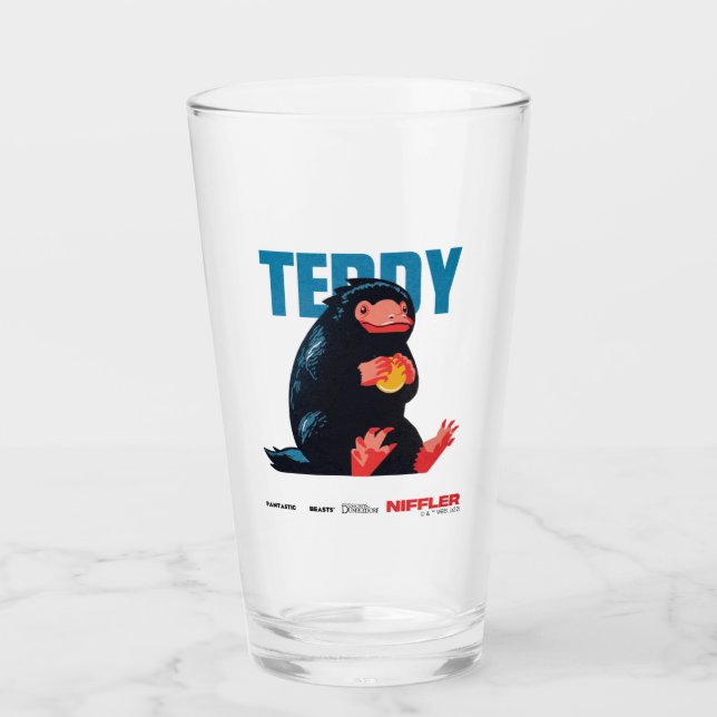 Teddy Vintage Graphic Glass (Front)