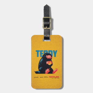Teddy Vintage Graphic Luggage Tag