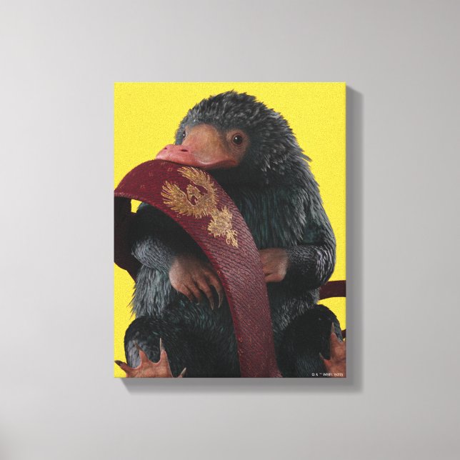 Teddy With Tie Graphic Canvas Print (Front)