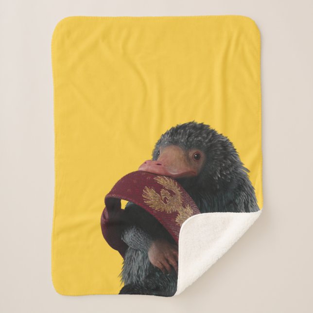 Teddy With Tie Graphic Sherpa Blanket (Front)